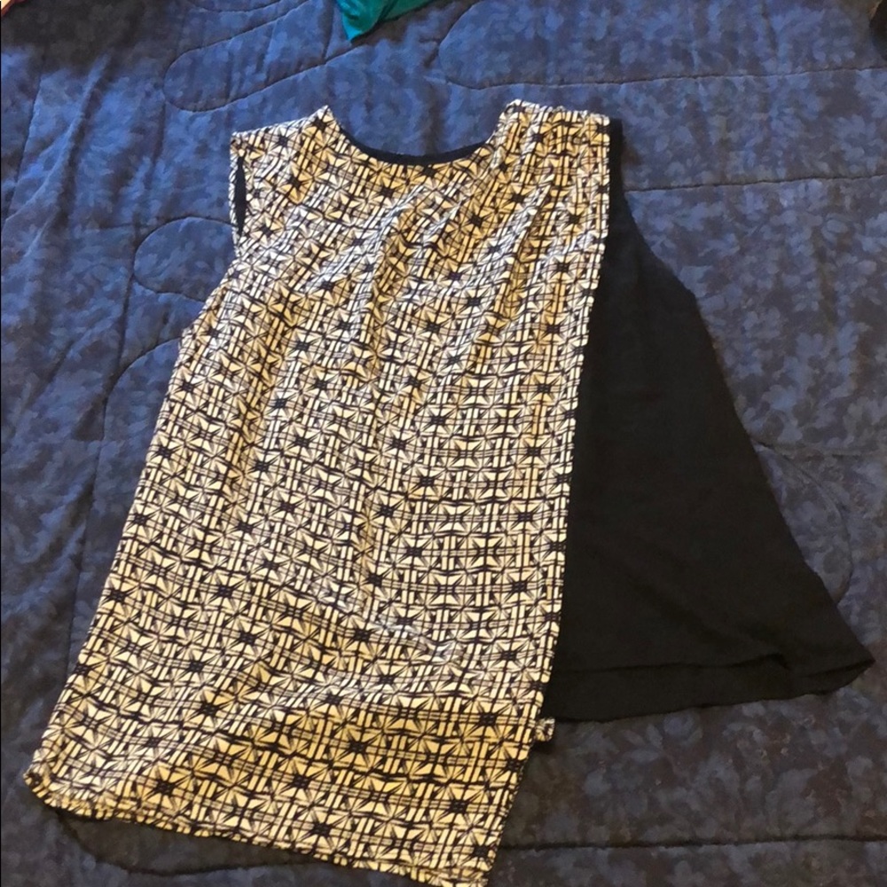 Black and white tank